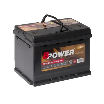 Akumulator BPower Supreme 65Ah 650A L2