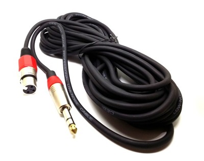 Przyłącze duży JACK 6.3 stereo na gniazdo XLR 3m