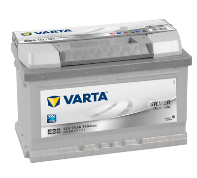 Akumulator VARTA Silver Dynamic 12V 74Ah 750A E38