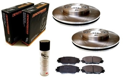 DISCS PADS TOYOTA AURIS E15 COROLLA FRONT JAPAN - milautoparts-fr.ukrlive.com