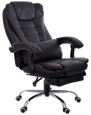 NOWOCZESNY WYGODNY FOTEL LEŻANKA CZARNY NOWY R