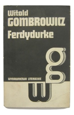 KSIĄŻKA FERDYDURKE WITOLD GOMBROWICZ 1987