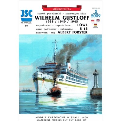 JSC-058 - Statek pasażerski WILHELM GUSTLOFF 1:400