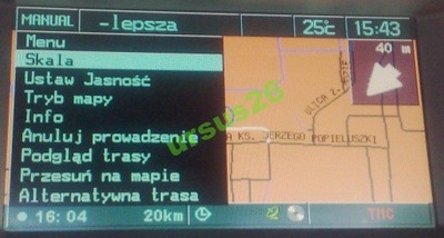 POLSKI JĘZYK POLSKIE MENU LEKTOR RENAULT INFORME płyta Mapa