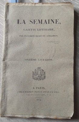 1824 La Semaine De La Fontaine Akademia Francuska
