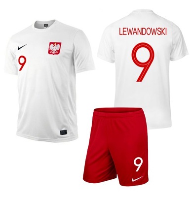 KOMPLET NIKE POLSKA LEWANDOWSKI 2018 128-137