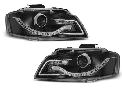 FEUX GRILLES AUDI A3 8P 03- LED BLACK DIODOWE - milautoparts-fr.ukrlive.com