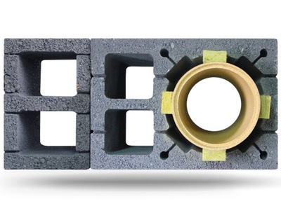 Komin Ceramiczny System KW2+W2 8mb Fi 180 BK2