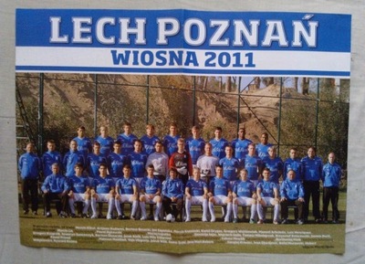 Liga polska Plakat - LECH POZNAŃ wiosna 2011