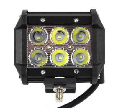 LAMPA ROBOCZA 6 LED CREE PANEL HALOGEN 18W 12V 24V