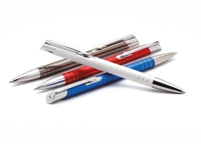 Metalowe Długopisy Reklamowe z Logo MOOI 100 szt