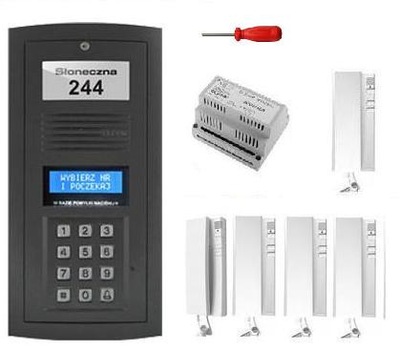 Domofon OPTIMA 5 rodzinny abonentów elfon op-255