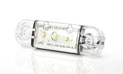 LED Lampa Obrysowa Biała Waś 10,4mm nr 710