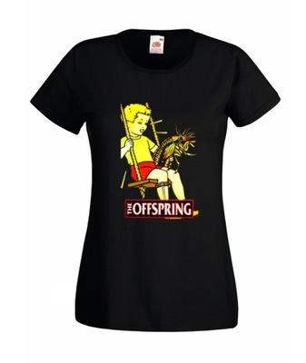 L KOSZULKA DAMSKA THE OFFSPRING PUNK ROCK WZORY