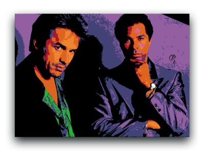 Miami Vice - OBRAZ 120x80 - Don Johnson plakat
