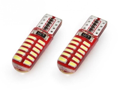 LAMPS LED W5W T10 24XSMD CANBUS SILIKONOWE - milautoparts-fr.ukrlive.com