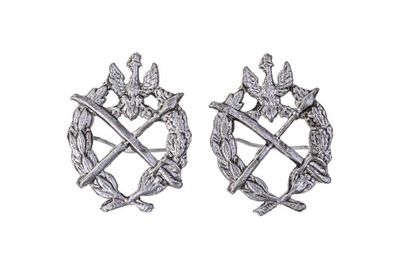 Wpinki II RP - Emblematy Szkoły Podofic. Kawalerii