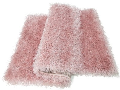 Dywan GLOSSY GLORIA różowy lurex shaggy 200x290