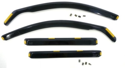 SIDE-WINDOW DEFLECTORS WINDOW AUDI A6 II C5 SEDAN 1997-04 FRONT+REAR - milautoparts-fr.ukrlive.com