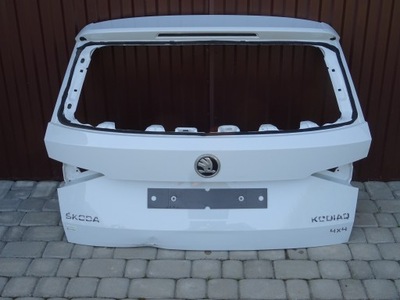 Skoda kodiaq крышка багажника задняя задняя белый оригинал фото №1