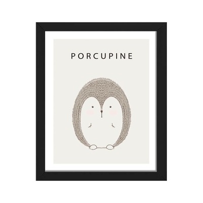 Obraz dziecięcy Jeżyk Porcupine plakat rysowany