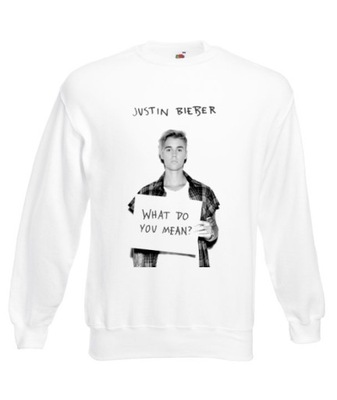 S BLUZA UNISEX Justin Bieber BIBER WZORY