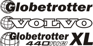 AUTOCOLLANTS - VOLVO GLOBETROTTER FH 12 13 16 XL XXL - milautoparts-fr.ukrlive.com