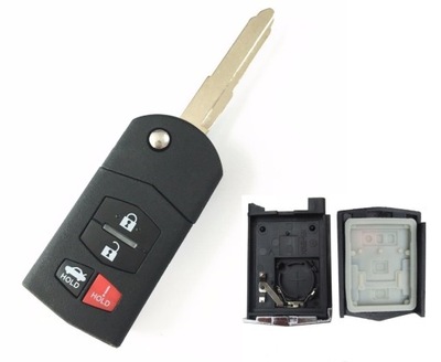 Ключ pilot корпус mazda 2 3 5 6 rx-8 cx-7 cx-9 фото №1