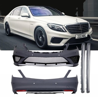 BODY KIT MERCEDES W222 13- S65 AMG BLACK EMMANCHAGE - milautoparts-fr.ukrlive.com