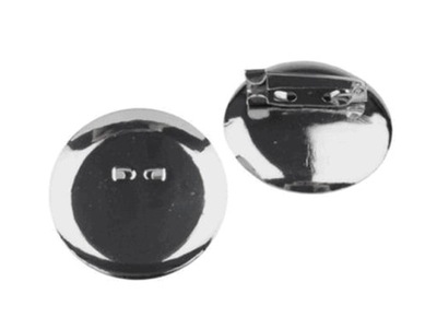 DUŻA metalowa baza do broszki - 35 mm - JAROPAP