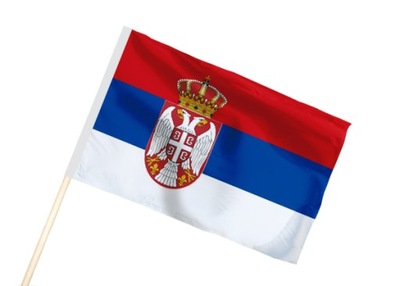 Serbia Flaga 150x90 cm Flagi Serbii NA TUNEL