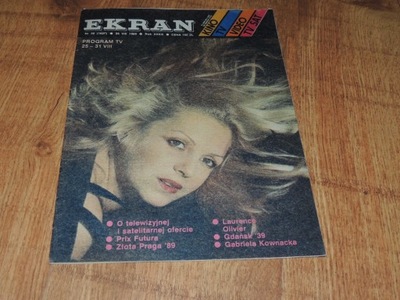 EKRAN 32/1989 G Kownacka, L Olivier Marilyn Monroe