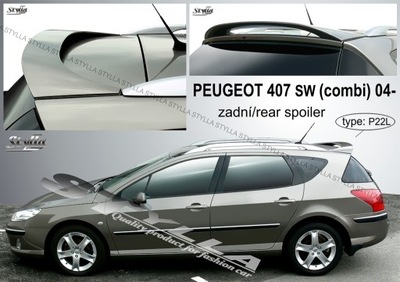 SPOILER SPOILER FOR PEUGEOT 407 SW UNIVERSAL 05/2004-- - milautoparts-fr.ukrlive.com