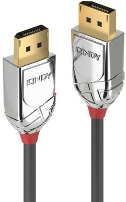 Lindy 36302 kabel DisplayPort 2 m Srebrny