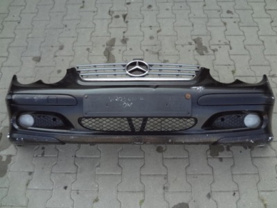 Mercedes c klasa w203 coupe бампер перед решётка радиатора фото №1