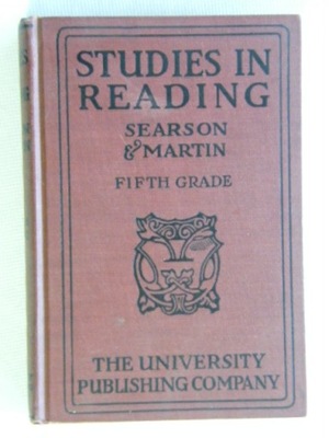 STUDIES IN READING SEARSON MARTIN 1929 R