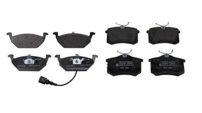 Комплект набір 8x гальмівні колодки перед + задня audi a2 фото №1