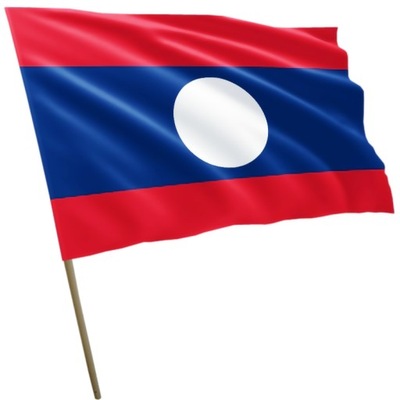Flaga Laos 100x60cm