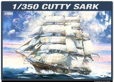 Clipper Cutty Sark, Academy 14110, skala 1:350
