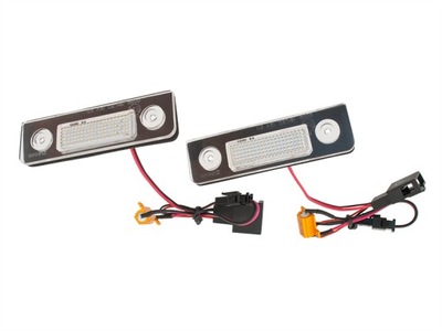 Подсветка номерного знака фонари led skoda roomster фото №1