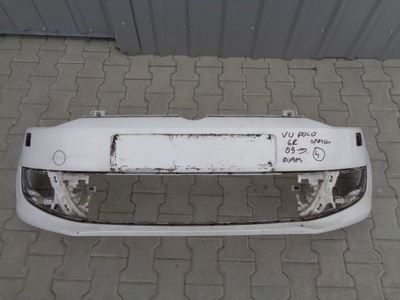 Vw polo 09- 6r0 бампер оригинал перед омыватель фото №1