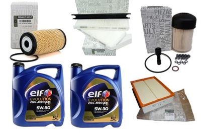 MASTER III 2,3DCI 4 FILTERS ORIGINAL + ELF FULLTECH 10L - milautoparts-fr.ukrlive.com