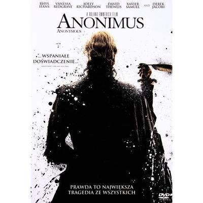 DVD - Anonimus -- V. Redgrave --PL--FOLIA !!!