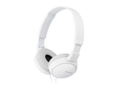 Słuchawki przewodowe nauszne Sony MDR-ZX110AP białe