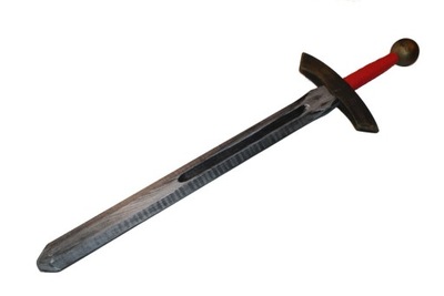 Miecz rycerski drewniany duży 71cm strój rycerza