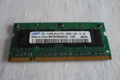 Pamięć SAMSUNG 512MB DDR2 PC2-4200S