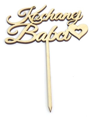 TOPPER DZIEŃ BABCI dla Kochanej Babci VD1