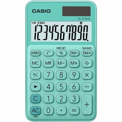 Kalkulator kieszonkowy Casio SL-310UC turkusowy