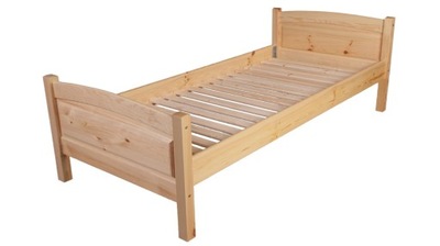 Łóżko drewniane TED 200x200 stelaż MEBLE KLUPŚ
