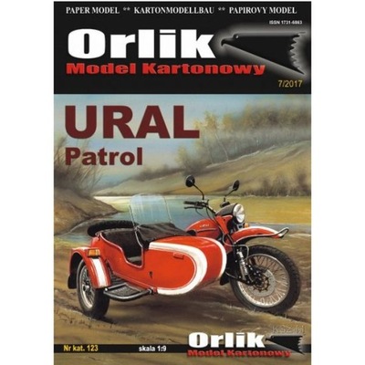 Orlik 123 - Motocykl Ural Patrol 1:9